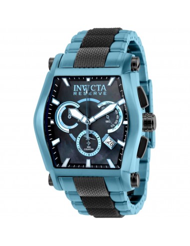 Invicta Men's Watch - Reserve Chronograph Ice Blue and Black Bracelet Quartz | 40959 en linge