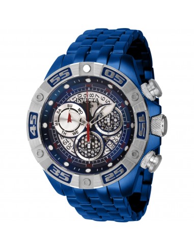 Invicta Men's Watch - Coalition Forces Chronograph Blue Steel Bracelet Date | 41671 vente chaude votre 