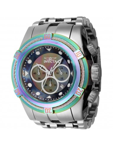 Invicta Men's Watch - Bolt Zeus Chrono Iridescent and Silver Dial Bracelet | 43353 à prix réduit toute l'année