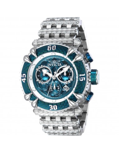 Invicta Men's Watch - Subaqua Chronograph Green Dial Silver Steel Bracelet | 43896 pas cher